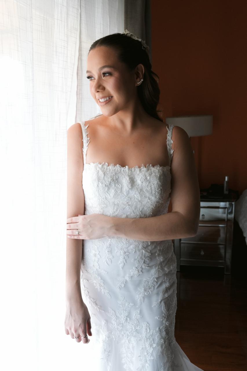 Vestido de Novia Preloved Justin Alexander MJ41 Sonora Talla 10
