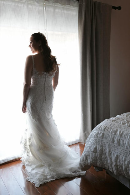 Vestido de Novia Preloved Justin Alexander MJ41 Sonora Talla 10