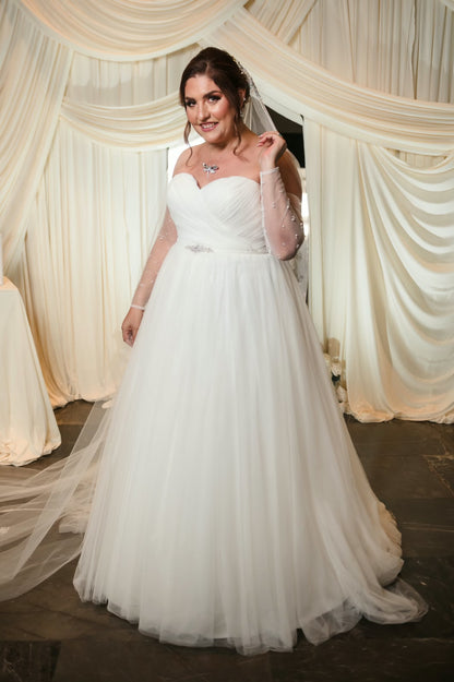 Vestido de Novia Preloved Pronovias CG08 Monterrey Talla 18