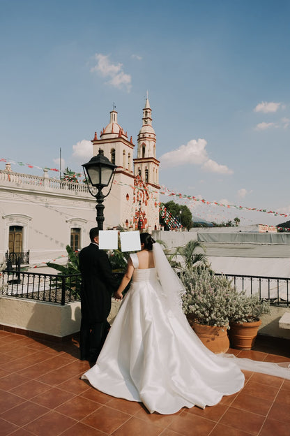 Vestido de Novia Preloved Sacramento Novias AR25 Monterrey Talla 12