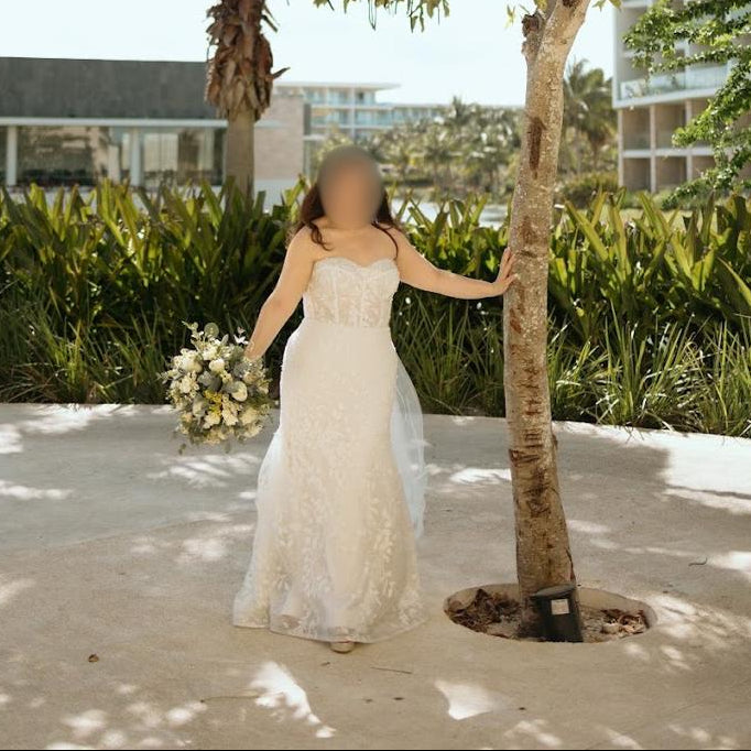Vestido de Novia Preloved Adriana Madrid CL83 Monterrey Talla 10