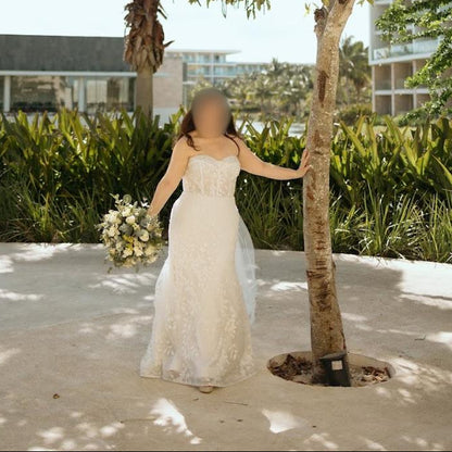 Vestido de Novia Preloved Adriana Madrid CL83 Monterrey Talla 10