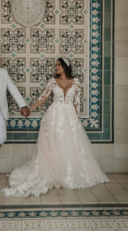 Vestido de Novia Preloved Izabella Esposa SR78 Guadalajara Talla 6
